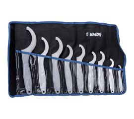 Набор радиусных ключей для гаек с торцевым отверстием Unior 9 предметов в сумке 3838909151564 