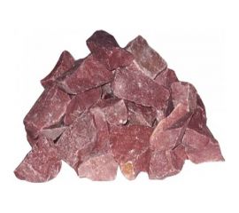 Камень LK Малиновый кварцит колотый мелкий, коробка 20 кг О-1209214 