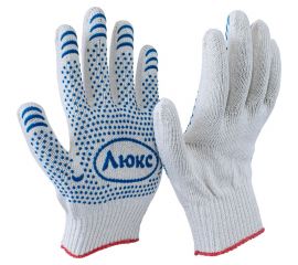 Перчатки х/б с ПВХ ООО Компания САБ Люкс, 10 класс ПЕР10Л02 