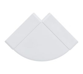 Колено горизонтальное 90 градусов для плоских воздуховодов 55х110 мм ORE 4607122242422 