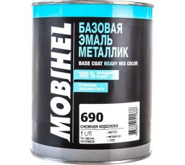 Краска Mobihel 690 Снежная Королева металлик, банка, 1 л 41982702 