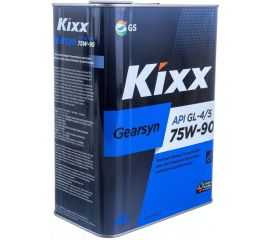 Трансмиссионное масло KIXX Gearsyn GL-4/5, 75W90, синтетическое, 4 л L296344TE1 