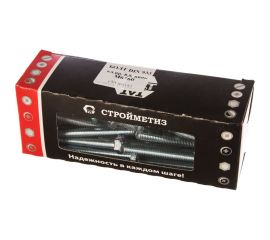 Болт Стройметиз М6х60 DIN 933, класс прочности 8.8, цинк уп. 30 шт. 3021304 