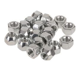 Гайка конус M12x1.50, открытая 16 мм, ключ 21 мм, цинк 029, 20 шт SKYWAY S10602029 