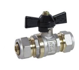 Шаровой кран Frap для металлопластиковой трубы 16x16 ц/ц 531336 