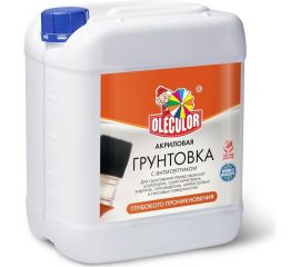 Акриловая грунтовка OLECOLOR глубокого проникновения, 1 кг 4300000903 