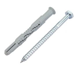 Фасадный дюбель КРЕП-КОМП НЕЙЛОН, шуруп под ключ KENNER Profi 10х100 50шт фдкп10100 