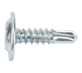 Саморез с прессшайбой HIMTEX для листов металла до 5 мм, с усил. св., PH2, 4,2х16, 1000 шт. 4216МSD 