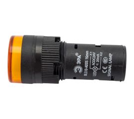 Лампа ЭРА AD16DS(LED)матрица, d=16мм, желтый, 24В AC/DC, 10/1000/24000 Б0045610 
