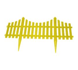Заборчик Дачная мозаика "Модерн" декоративный желтый штакетник 10606 
