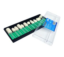 Набор насадок полировальных для гравера 12 шт vertextools 0987-1-12 