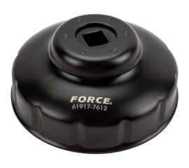 Чашечный фильтросъёмник FORCE D=76мм х12 граней Renault Logan 61917-7612 