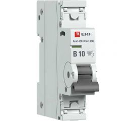 Автоматический выключатель EKF 1P 10А (B) 6кА ВА 47-63N PROxima M636110B 