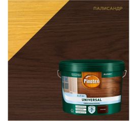 Пропитка 2 в 1 Pinotex UNIVERSAL палисандр, 9 л 5620467 