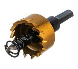 Коронка HSS с нитридтитановым покрытием по металлу 25 мм DENZEL 724104 