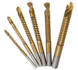 Набор сверл фрезеровальных 6 шт, 3, 4, 5, 6, 6.5, 8 мм vertextools 0987-3-8 