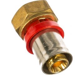 Муфта пресс-В TIEMME с накидной гайкой, плоская прокладка, 16x1/2"" 1650034 