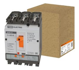 Автоматический выключатель TDM ВА89-32 3Р 63А 70кА SQ0751-0046 