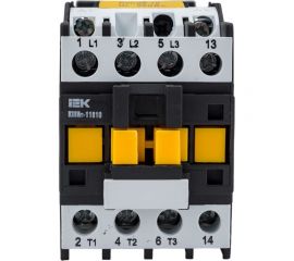Контактор IEK КМИп-11810, 18А, 220В/АС3, 1НО, ИЭК, KMD11-018-220-10 