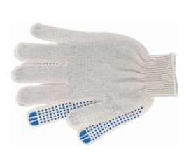 Трикотажные перчатки Россия ПВХ-покрытие Точка, 10 класс 67785 