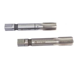 Метчик TLX G 3/8"" Р6АМ5 трубный цилиндрический, м/р. к-т из 2-х шт. 19 ниток/дюйм 66505 
