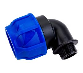 Компрессионный отвод VALFEX ПНД, с наружной резьбой, 63x1 1/4"" 1210012463114 