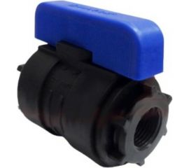 Компрессионный шаровой кран VALFEX ПНД ВН/ВН резьба разборный 1"-3/4" Ду26 1210011100034 