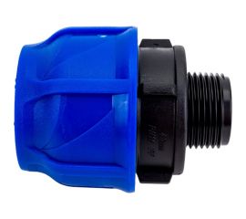 Компрессионная соединительная муфта VALFEX ПНД, с наружной резьбой, 40x1"" 121001140100 