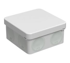 Распределительная коробка GREENEL о/п, 2К, HF, УФ 80x80x40мм IP67 (60 шт) цвет-серый GE42435 