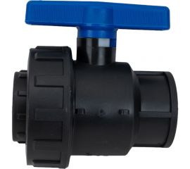 Компрессионный шаровой кран Valfex ПНД ВН/ВН резьба разборный 1 1/4"- 1 1/4" Ду33 1210011114114 