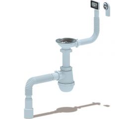 Сифон для кухонной мойки АНИ пласт ""Грот"", 3 1/2""х40 A0145DIY 