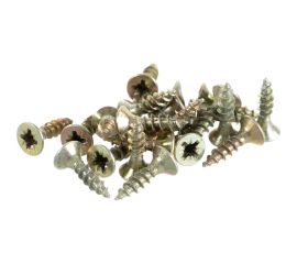 Шуруп Качественный КРЕПЕЖ желтый цинк 3.0x12 1200 шт 0300419 КЧ 