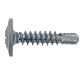 Прессшайба Качественный КРЕПЕЖ 4.2х19 мм, серая RAL 7004, сверло, 250 шт 0300263 КЧ 