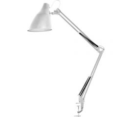 Настольный светильник Camelion KD-335 C01 белый, струбцина из высокопрочного пластика, 230V, 40W, E27 13876 