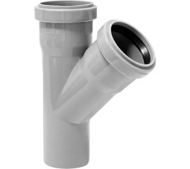 Тройник VALFEX 45 градусов, 40-40, внутренняя канализация 22040040 