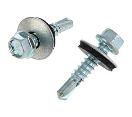 Кровельные саморзы Tech-Krep 4,8х28 оцинк с буром 5 кг коробка 140556 