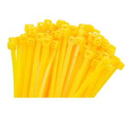 Хомут-стяжка NOVOCRAFT нейлоновая, 3x100 мм, желтая, уп. 100 шт. HCC13100Y100 