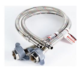 Подводка к смесителю PROFACTOR LUXE с полимерным покрытием, 1/2 х М10, пара, 150 см PF WFH 525.150 