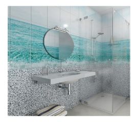 Панель ПВХ КронаПласт Unique океан фон, 1 шт. 00-00055153 