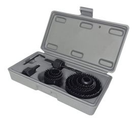 Набор кольцевых пил по дереву 19, 22, 29, 32, 38, 44, 51, 67 мм, 11 шт vertextools 0282-11 