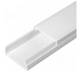 Кабель-канал Промрукав 2-й замок в п/э 40х16 мм белый 2-х метровый PR03.0052 