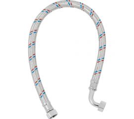 Подводка для воды ДТРД 60 см 1/2" г/г угл 6012ГГУ 