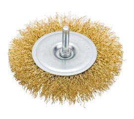 Щетка плоская (100 мм; волнистая 0.35 мм) для дрели Elitech 1820.076800 