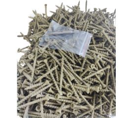 Саморезы для монтажа террас и фасадов Camo Deck Wood Screws 55x4,5 mm, C4, T20 1750 шт., с антикоррозийным покрытием, арт. 551750C4 