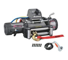 Автомобильная электрическая лебёдка RUNVA 12V 12000 lbs 5443 кг стальной трос EWX12000S 
