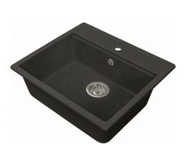 Кухонная мойка GreenStone GRS-06 цвет: черный GRS-06-308 