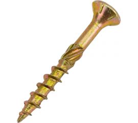 Конструкционный шуруп STARFIX 3,5x30 мм потайной, желтый цинк 500 штук SMC2-43918-500 