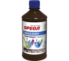 Тонирующая краска - колер ОРЕОЛ шоколад, 0.725 кг 5732 