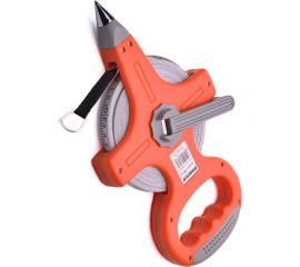 Геодезическая рулетка HARDEN с фибергласовой лентой и открытым корпусом, 30 м. 580213 