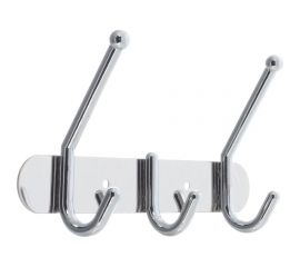 Настенные крючки для полотенец HAIBA металлические, хром HB201-3 